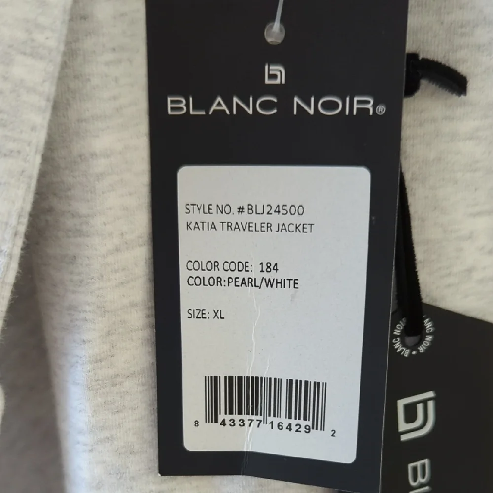 Blanc Noir Light Gray Hooded Trench Coat - Picture 5 of 13